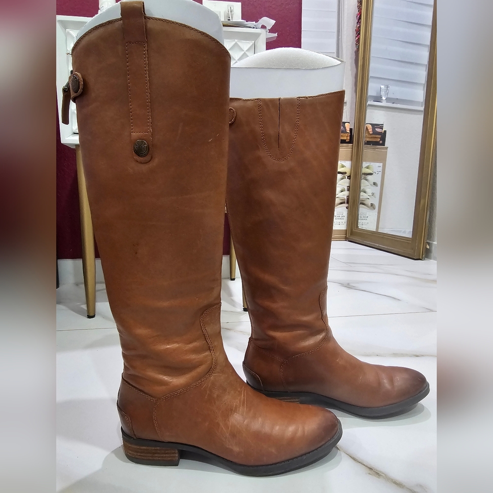 Sam Edelman Tan Over the Knee Boots